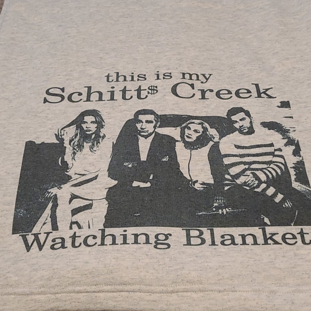 Schitt's Creek watching Blanket NEW soft